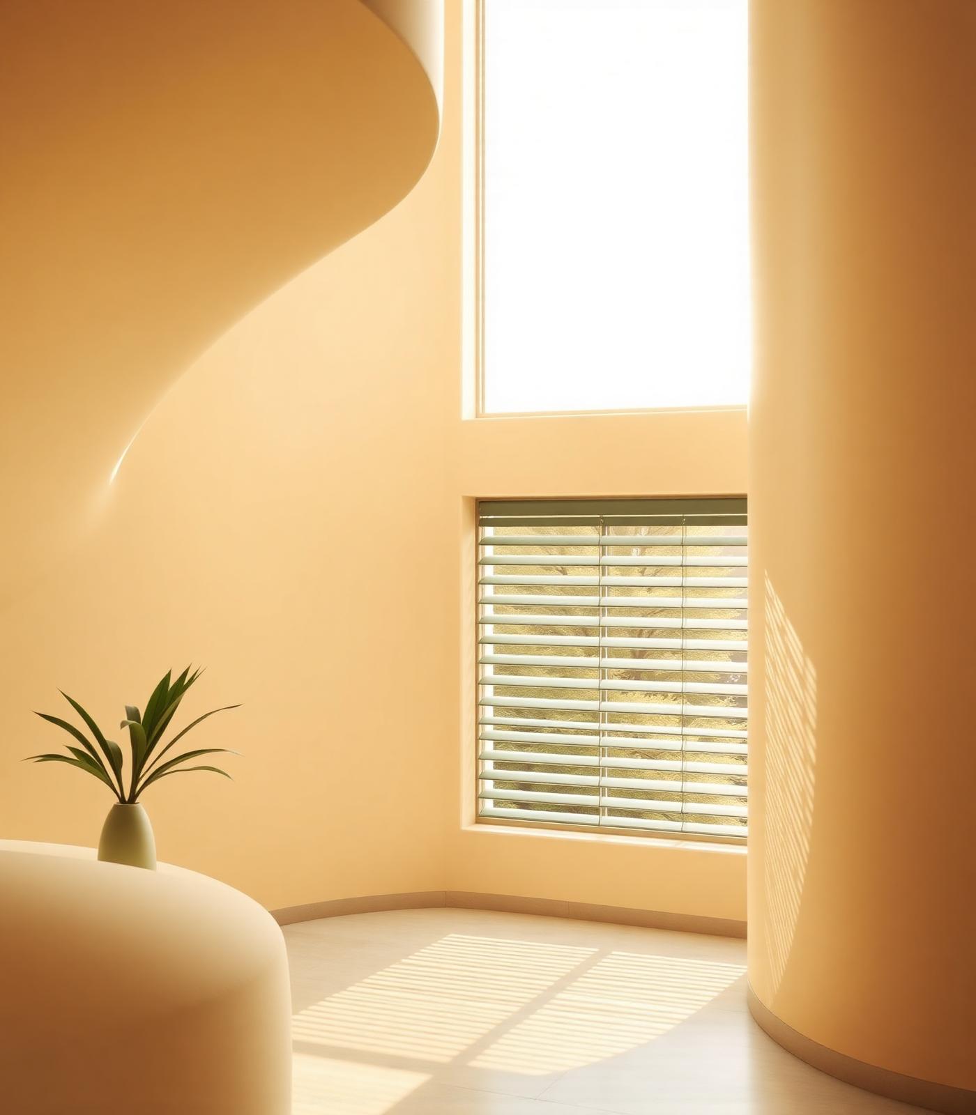 Warm modern interior representing Upscare's design philosophy